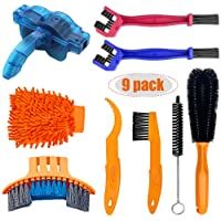 Suvi Kit de Cepillo de Limpieza de Bicicletas-9 pcs Herramientas de Limpieza para Bicicleta-Múltiple cepillos de…